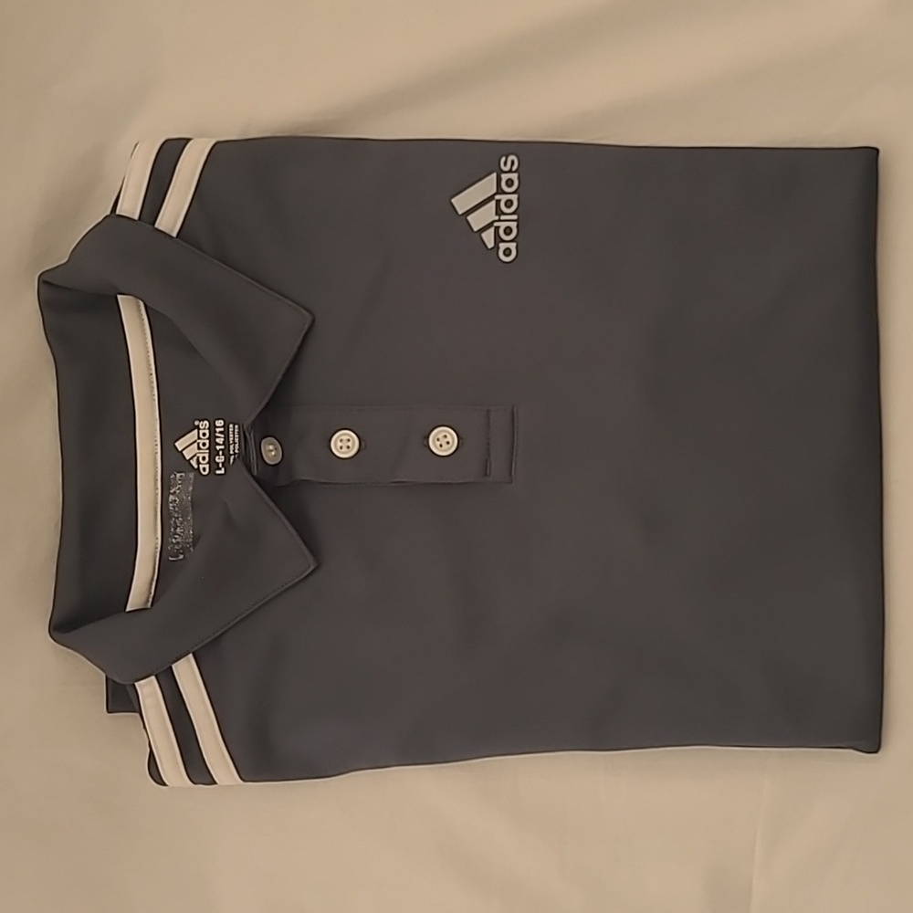 Adidas Short-Sleeve Collared Shirt